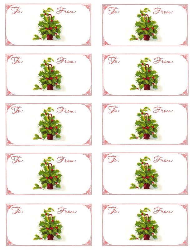 Новогодние билетики для лотереи