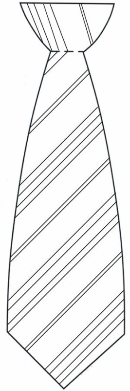 Галстук Гарри Поттера раскраска