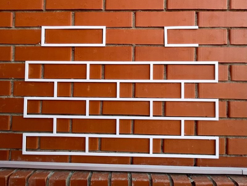 Форма для имитации кирпичной кладки