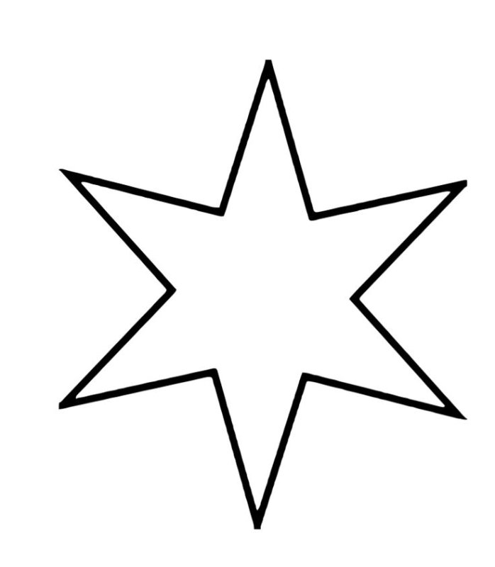 Трафарет Звёздочки