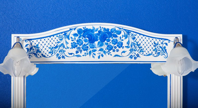 Мебель расписанная под Гжель