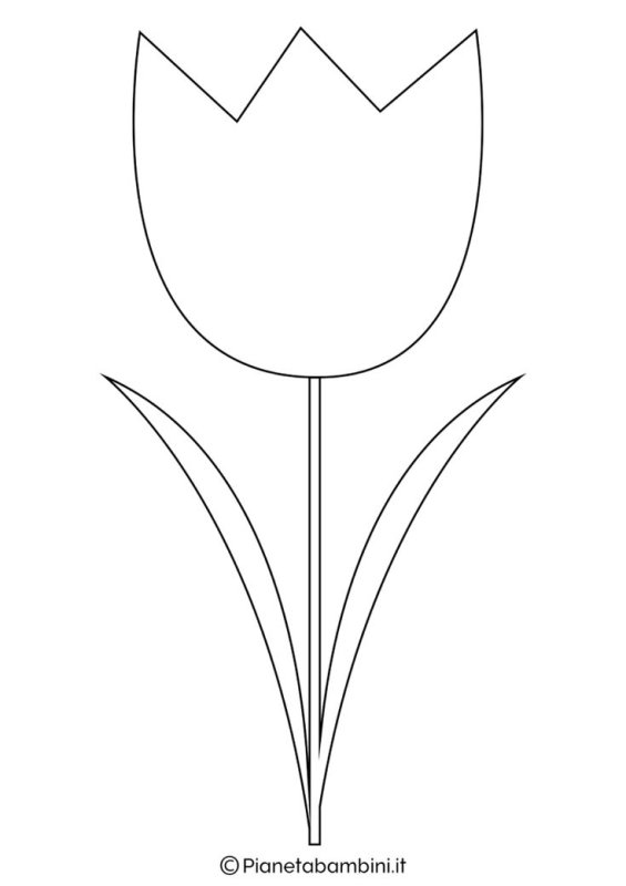 Аппликация тюльпаны