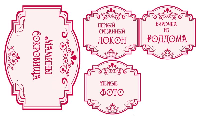 Этикетка на подарок