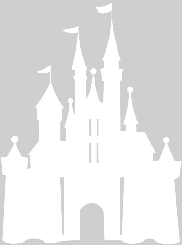 Замок трафарет на окно