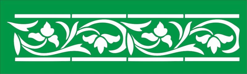 Трафарет "бордюр"