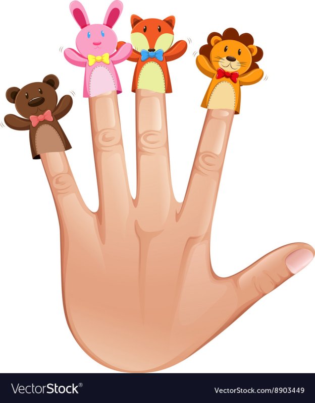 Животные на пальцах