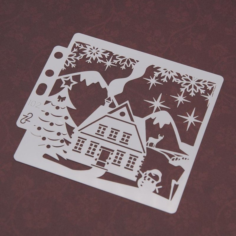 Дом трафарет для вырезания