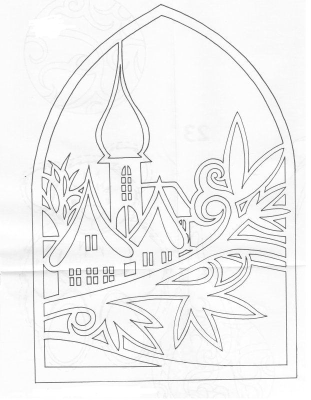 Новогоднии витражи на Ока