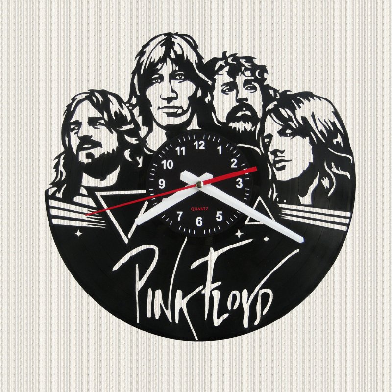 Часы из пластинок Pink Floyd