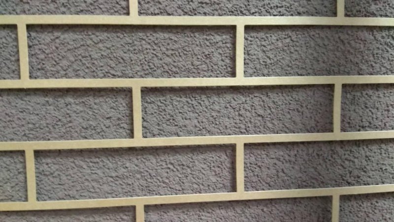 Форма для имитации кирпичной кладки