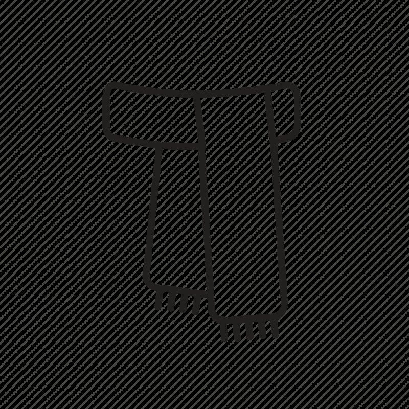 Шарфик раскраска для детей