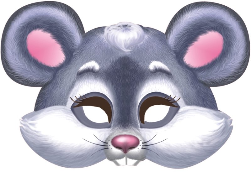 Маска мышки для детей