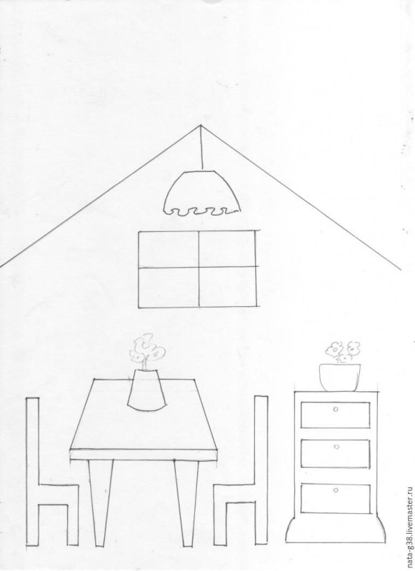 Выкройки мебели для кукольного домика из фетра
