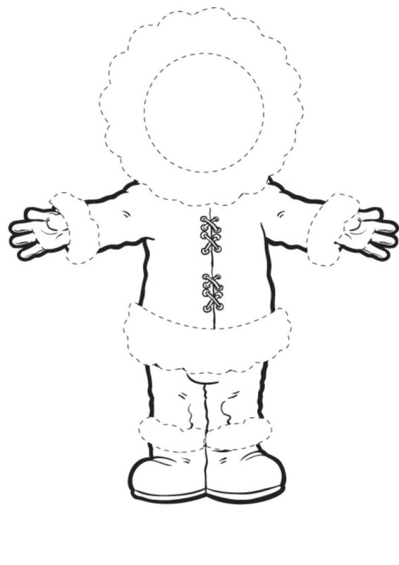 Эскимос шаблон