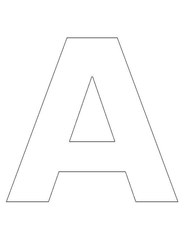 Большая буква а