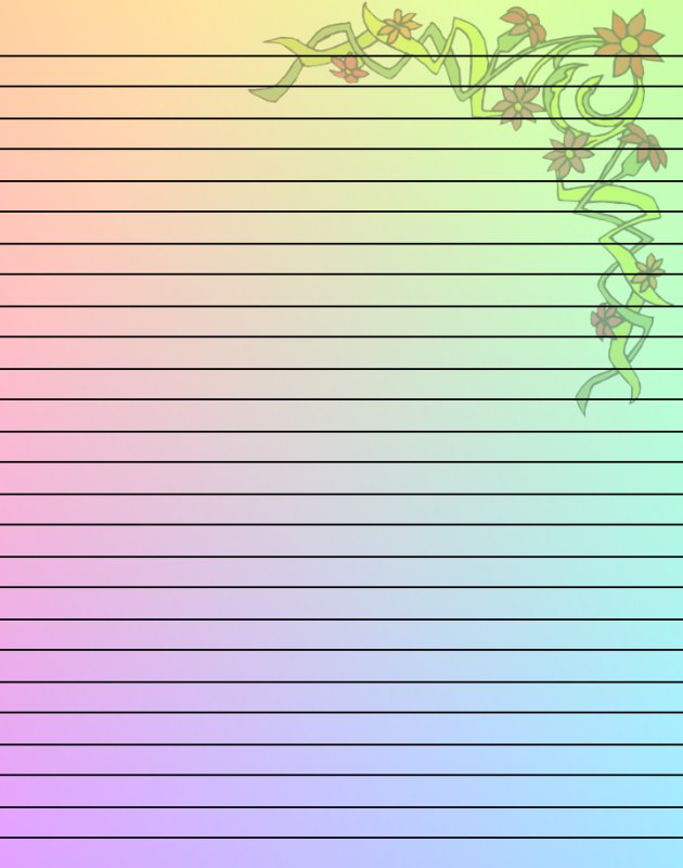 Лист а4 с линиями