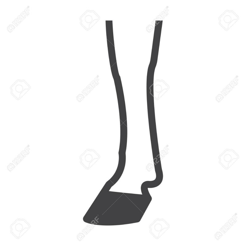 Копыто раскраска для детей