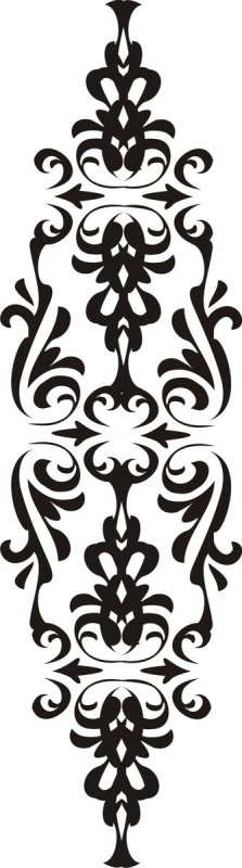 Трафарет вертикальный