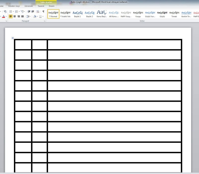 Лист для ровного написания