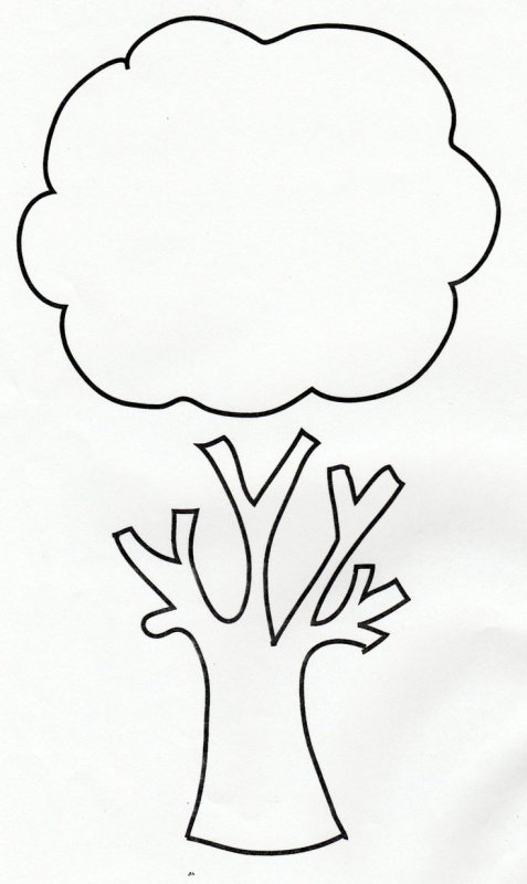 Ствол дерева для аппликации