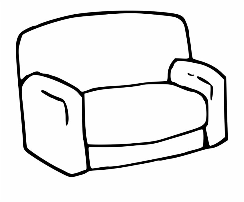 Раскраска "мебель"