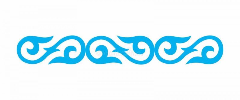 Орнамент казахский национальный