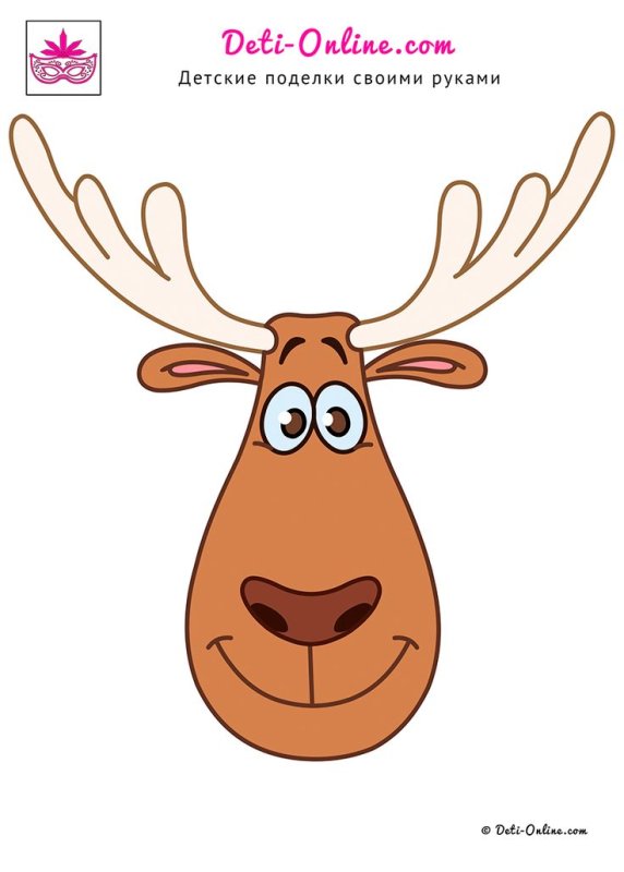 Лось мультяшный