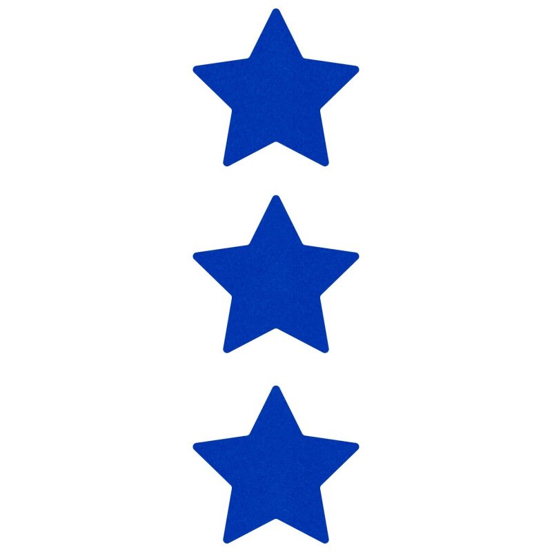 Синие звезды для вырезания