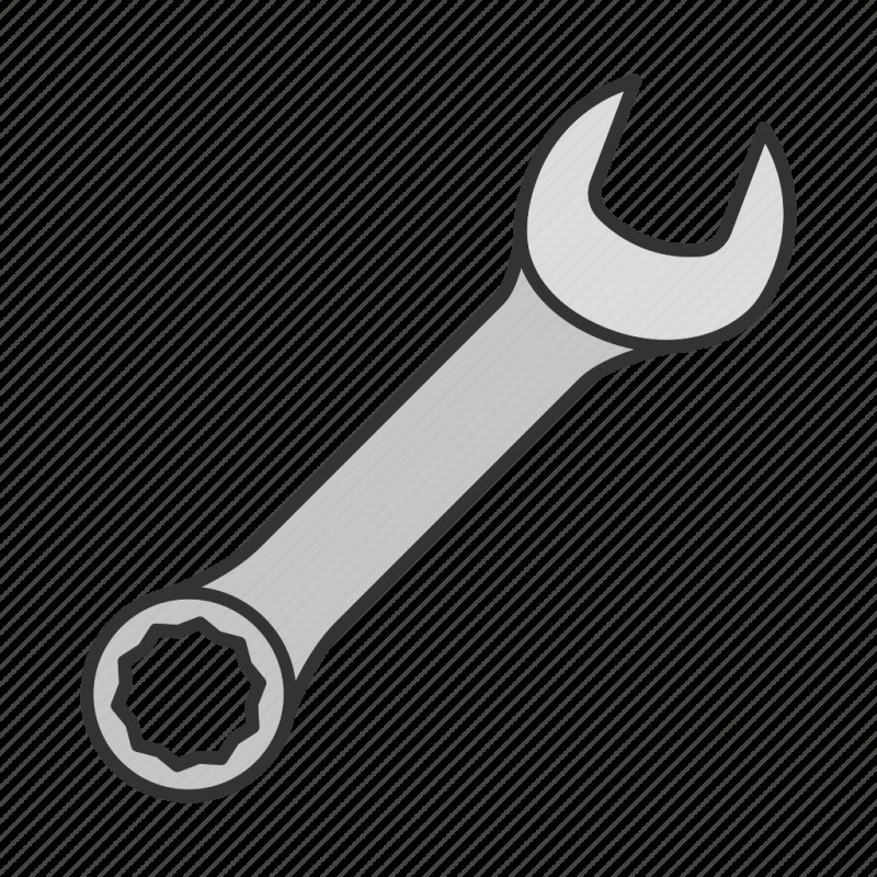 Ключ рожковый эскиз