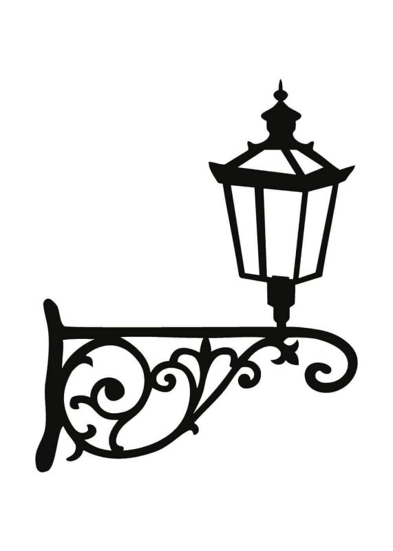 Фонарь силуэт