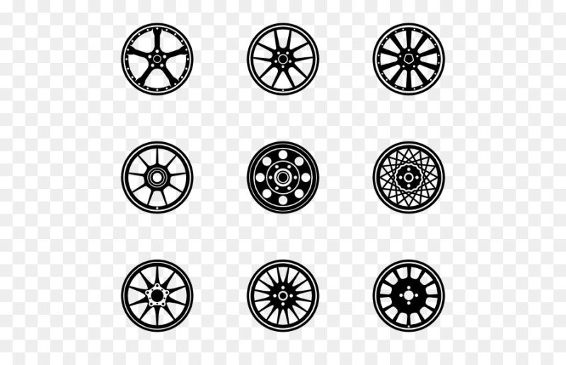 Колесо трафарет