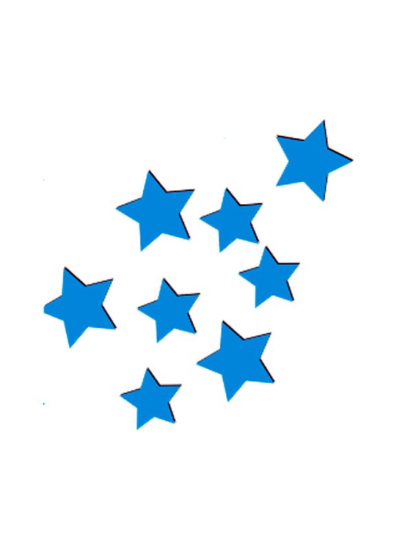 Трафарет Звёздочки