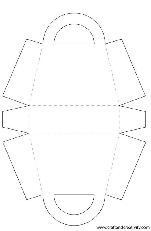 Сумочка из картона