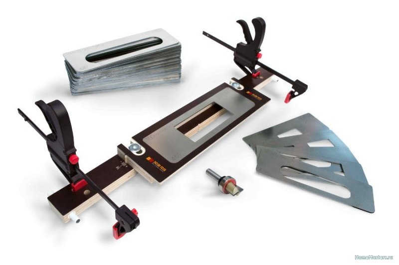 Шаблонодержатель v.3 для врезки петель, замков