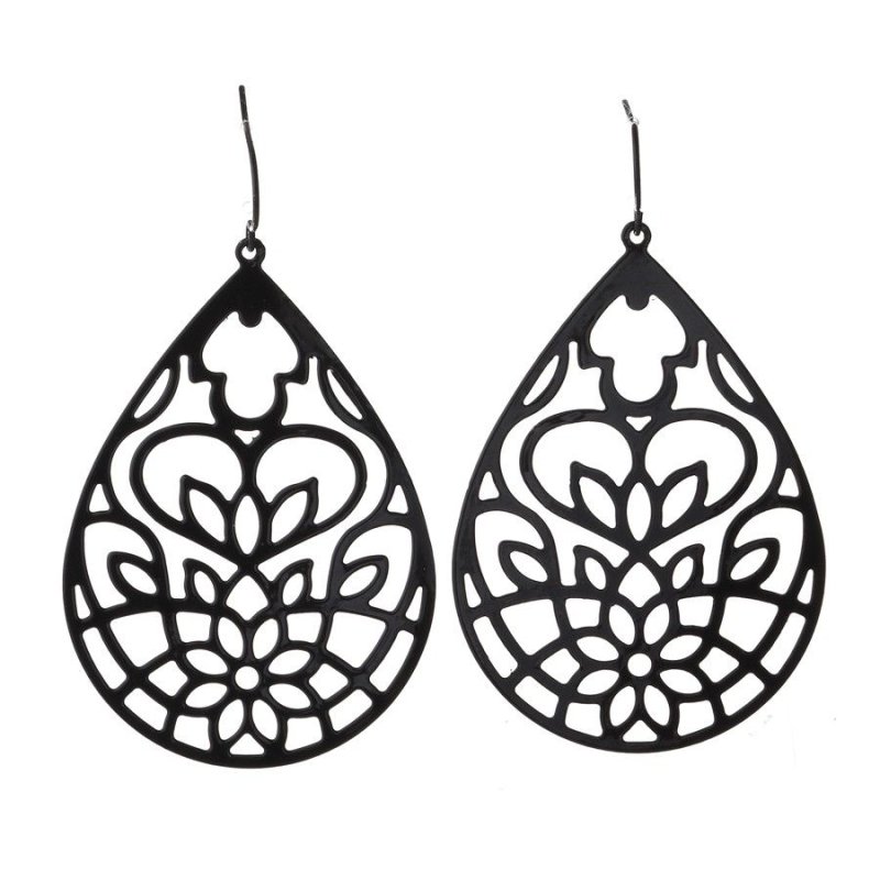 Трафарет сережки