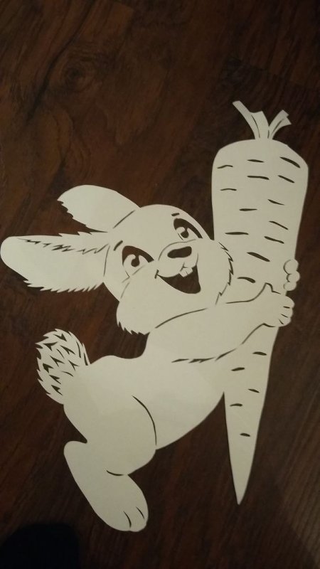 Заяц на окно