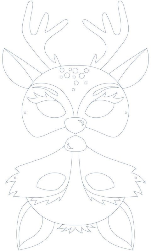 Маски из фетра шаблоны