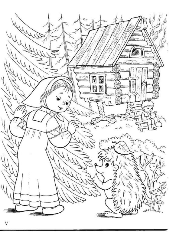 Сказки. Раскраски