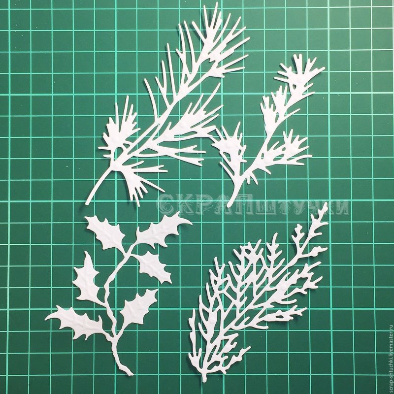 Ветки из бумаги