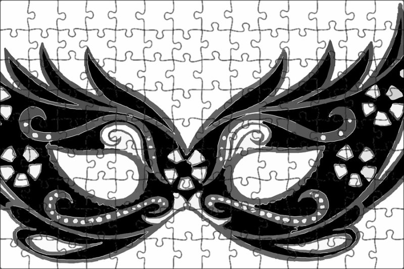 Карнавальная маска рисунок