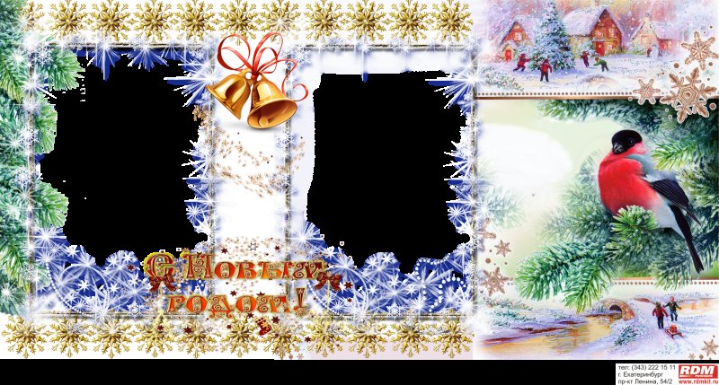 Новогодняя Кружка макет