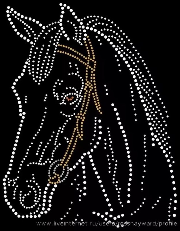 Точечная роспись картины