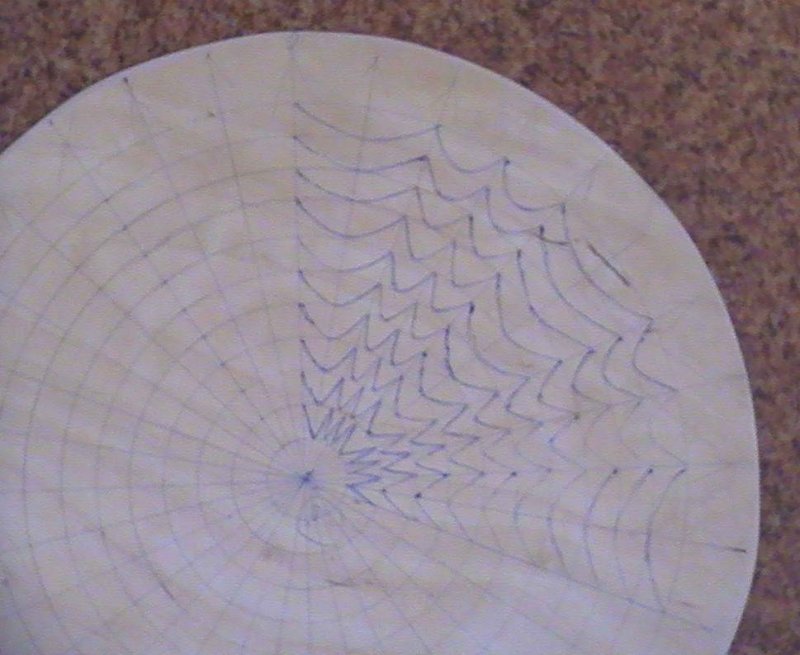 Тарелка из фанеры