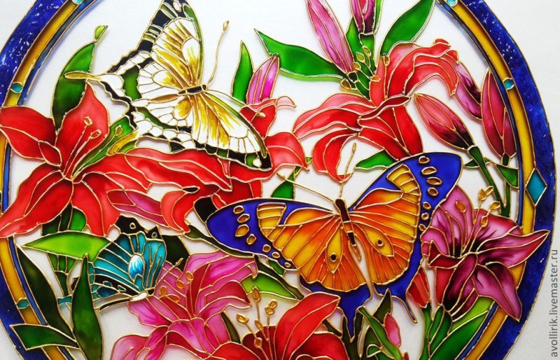 Витражного роспись дорогой