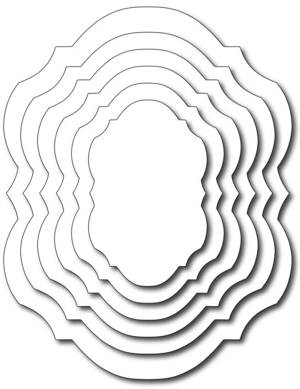 Трафарет декоративная тарелка