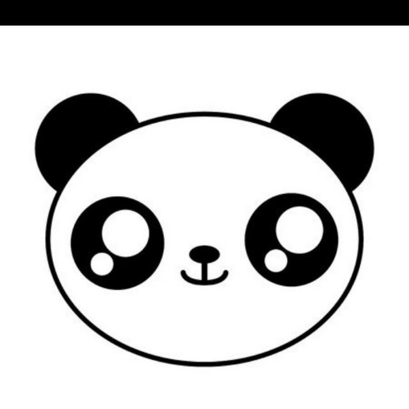 Раскраска Пандочка