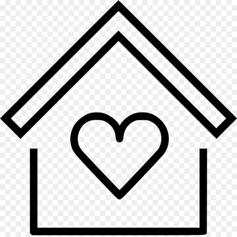 Пиктограмму домик в сердце