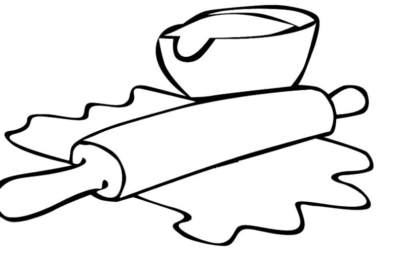 Раскраска тесто