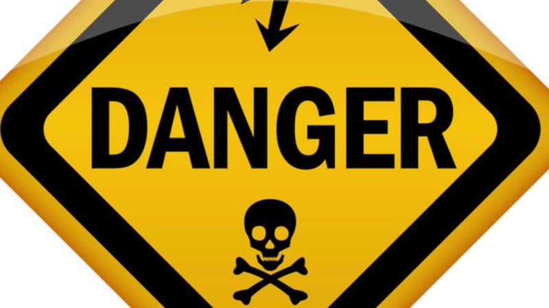 Danger вывеска