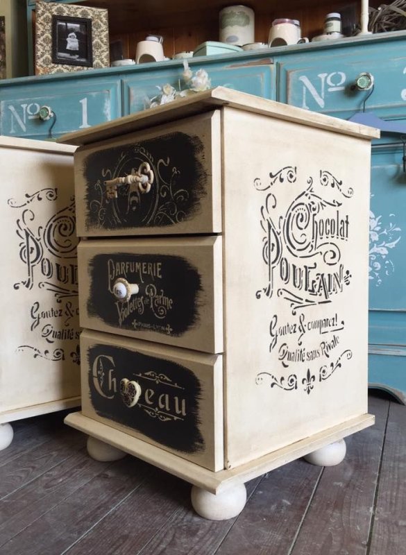 Декупаж комода